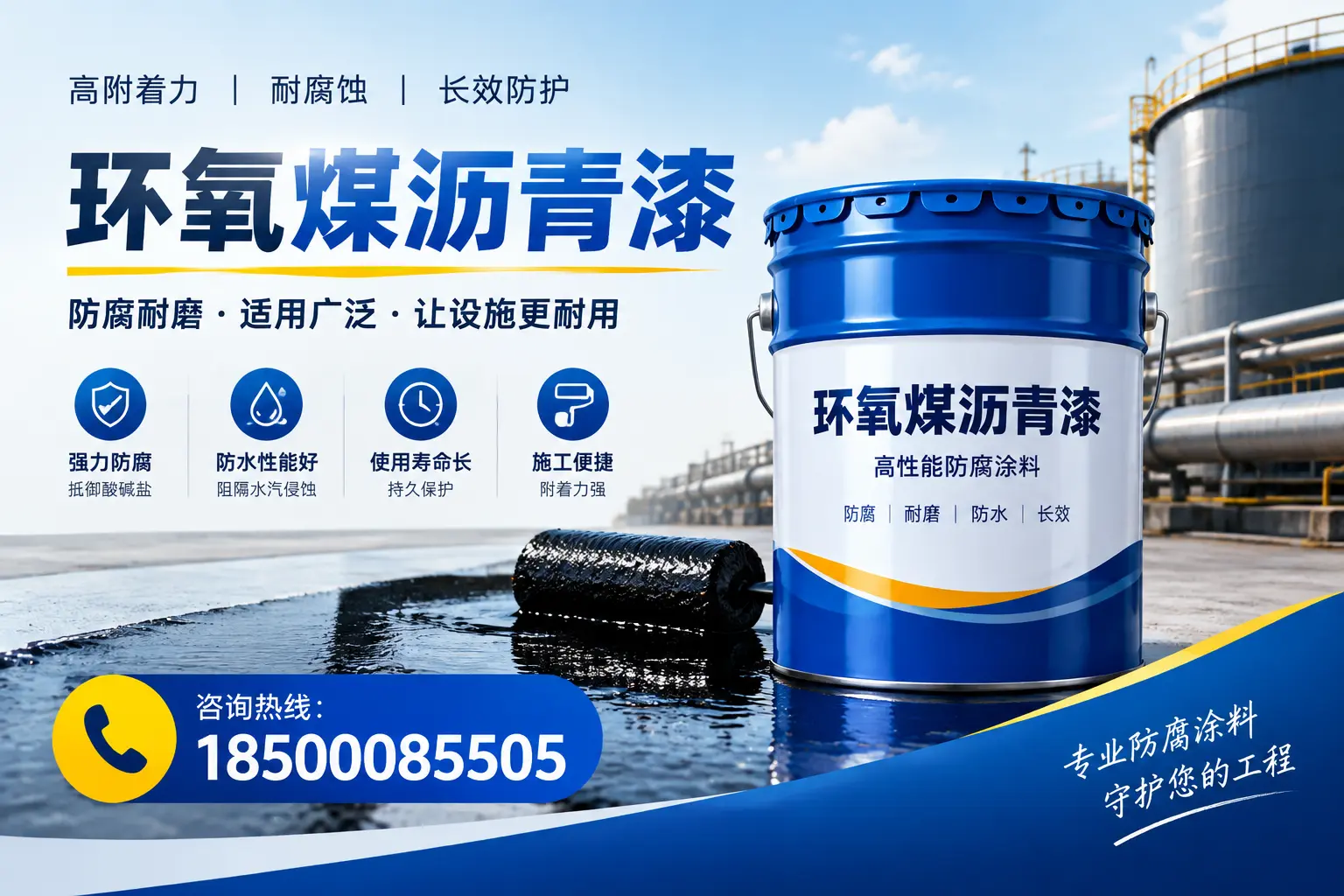 环氧煤沥青漆与其他涂料的对比分析，助力滨州企业决策